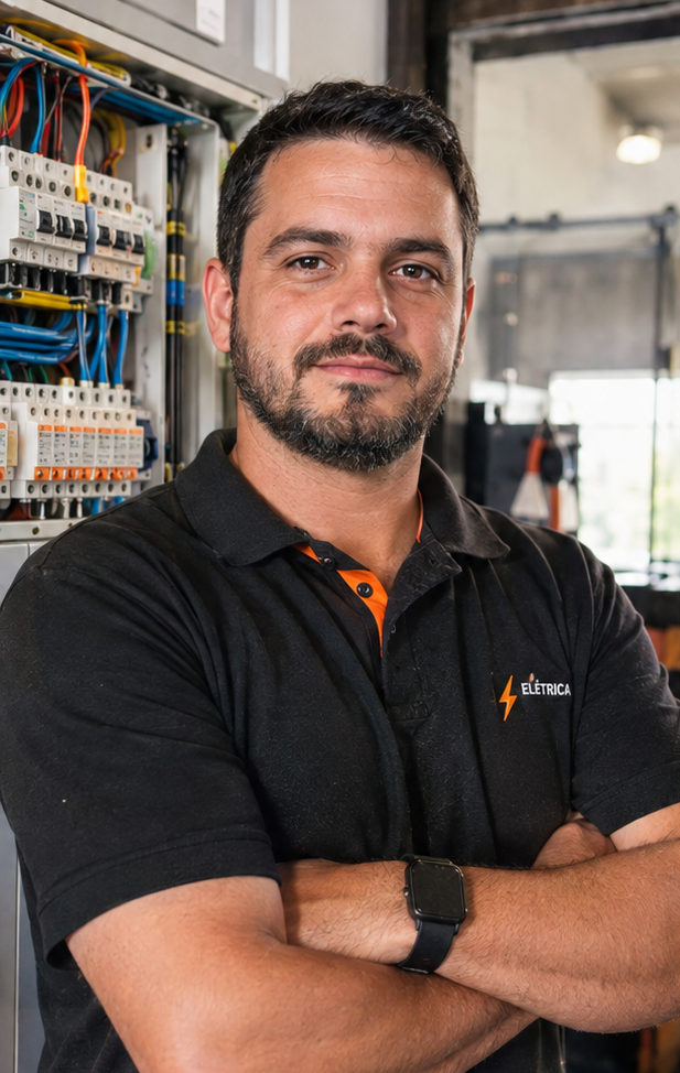 Foto de João Ferreira, Eletricista e Instrutor de Instalações Elétricas